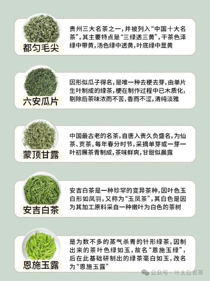 中國十大綠茶最新排行榜，中國十大綠茶最新排行榜揭曉