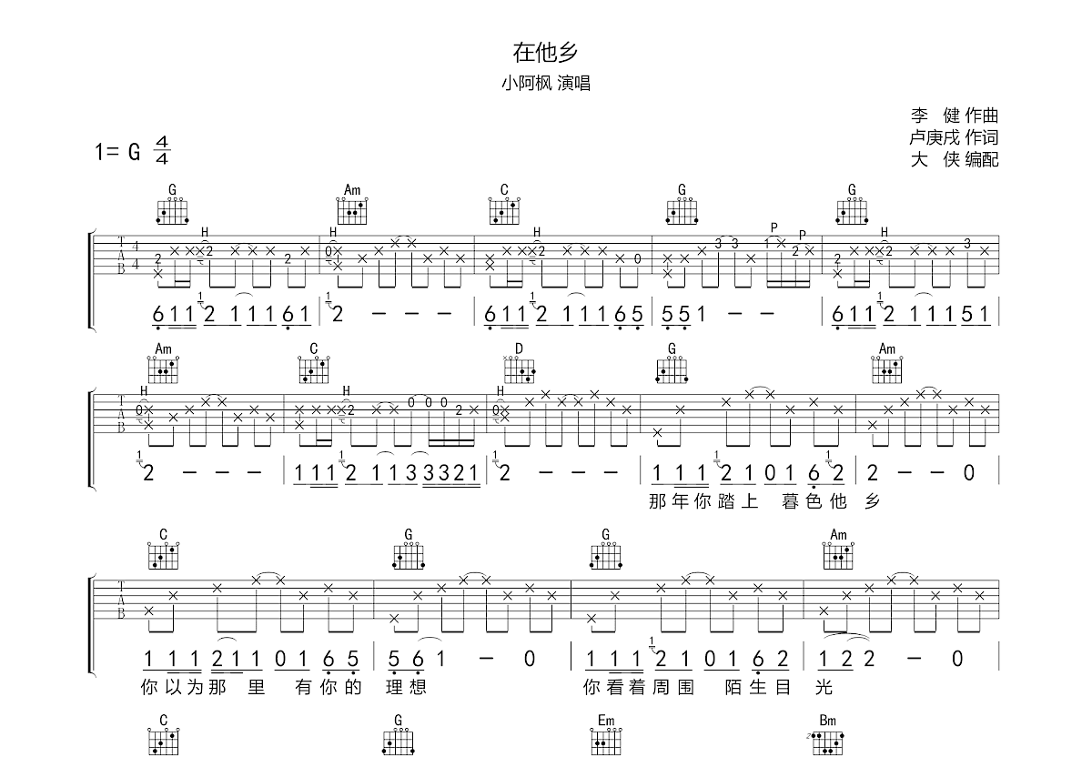 你在他鄉(xiāng)還好嗎吉他譜原版，音樂與情感的跨越時空之旅，你在他鄉(xiāng)還好嗎吉他譜原版，音樂跨越時空的情感之旅