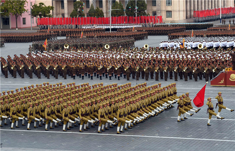 朝鮮閱兵圖片，展現(xiàn)國家力量與榮耀，朝鮮閱兵圖片展示國家力量與榮耀的瞬間