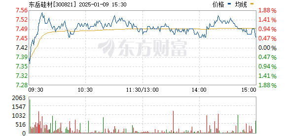 東岳硅材股票——市場的新亮點，東岳硅材股票，市場新亮點崛起