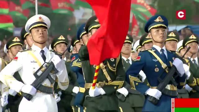 三軍儀仗隊國外閱兵