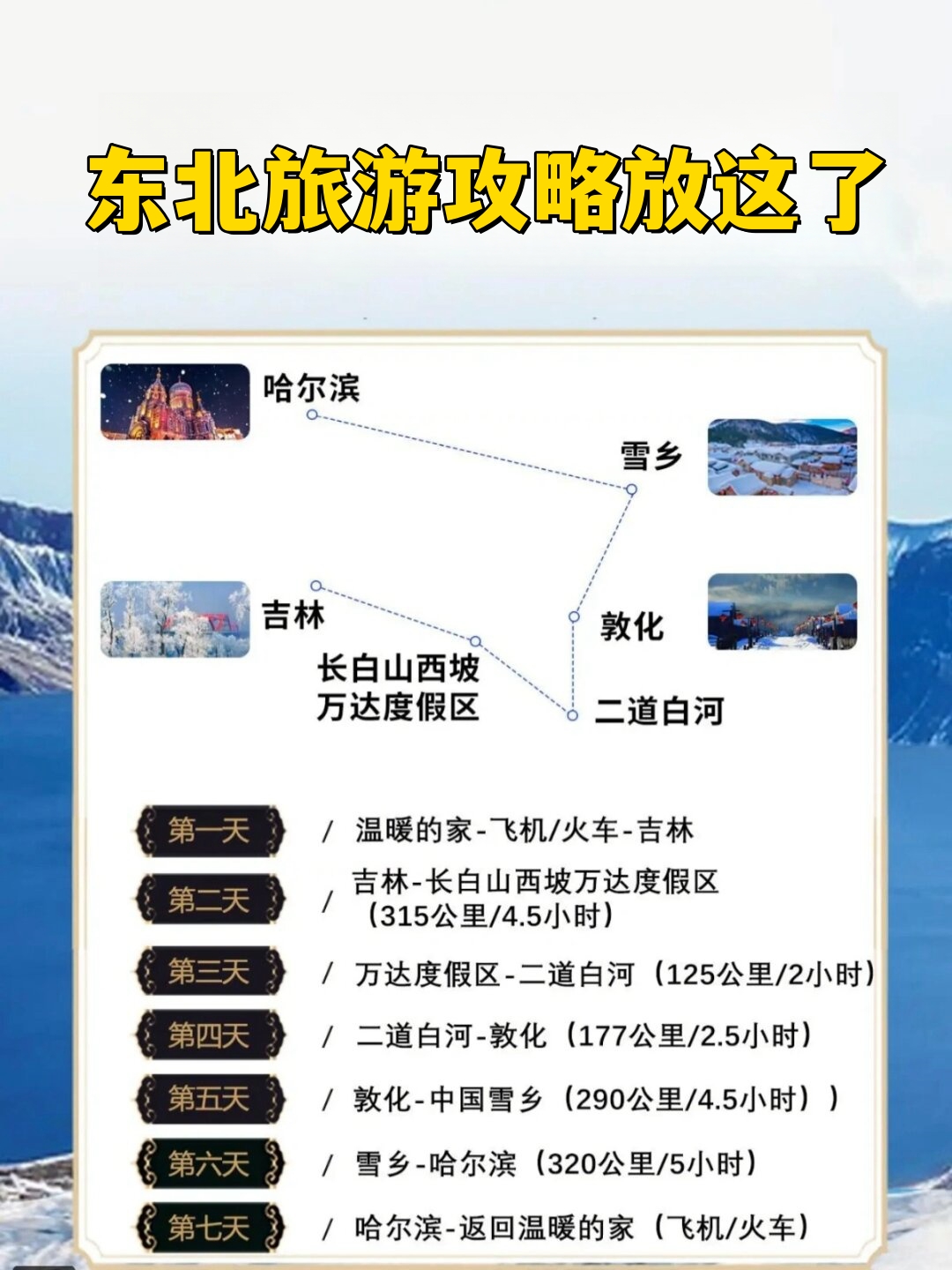 去東北旅游攻略，東北旅游攻略大全，暢游冰雪世界！